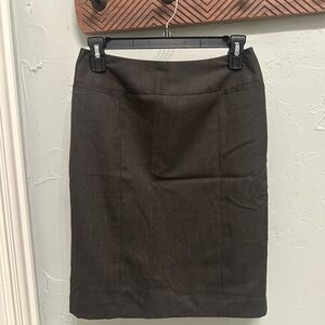 Halogen Dark brown Pencil Skirt (matching jacket in separate post)
